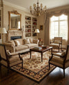Jaipur Elegance Collection Area Rug -  Jal Rectangle Cream  lifestyle 11