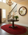 Samarkand Elegance Collection Area Rug -  Konye-Urgench Oval Red  lifestyle 50