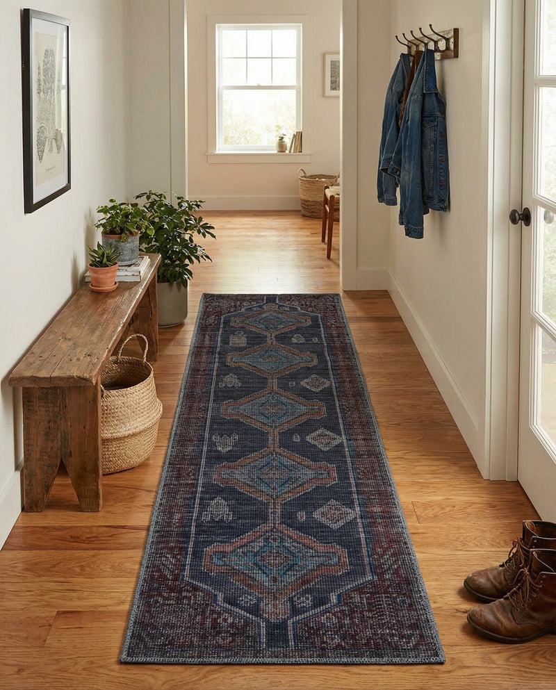 Rovaniemi Collection Area Rug - Lapland Runner Charcoal and Gray  lifestyle 59