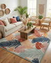 Seaside Blooms Collection Area Rug -  Tranquil Rectangle Multi  lifestyle 42