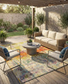 Urban Terrace Collection Area Rug -  Terrace Rectangle Multi  lifestyle 8