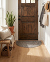Woven Seaside Jute Collection Area Rug - Savannah (Gray) Hearth Gray  lifestyle 75