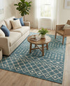 Savannah Pergola Collection Area Rug -  Pergola (Teal) Rectangle Teal  lifestyle 16