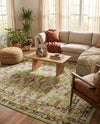 Geneva Terrace Collection Area Rug -  Nyon Rectangle Green  lifestyle 9