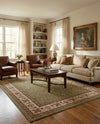 Jaipur Elegance Collection Area Rug -  Nahargarh (Green) Rectangle Green  lifestyle 3