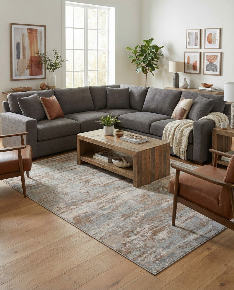 Aegean Elegance Collection Area Rug - Mesa Rectangle Beige  lifestyle 35