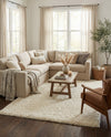 Eternal Plush Oasis Collection Area Rug -  Tranquility (Pearl) Rectangle Pearl  lifestyle 4