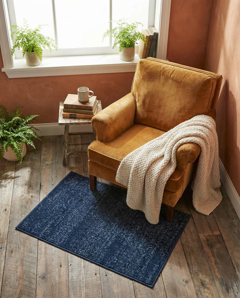 Studio Haven Collection Area Rug -  Gallery (Navy Blue) Rectangle Navy Blue  lifestyle 31