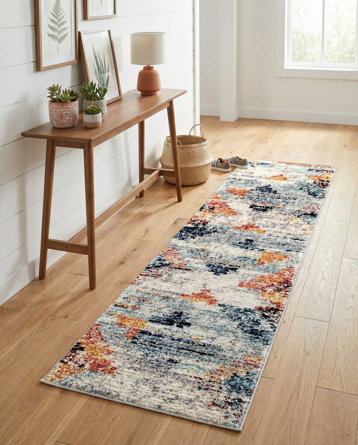 Santa Fe Trails Collection Area Rug -  Arroyo Runner Multi  lifestyle 94