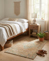 Savannah Threads Collection Area Rug -  Mojave Rectangle Khaki and Ivory  lifestyle 7