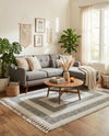 Sahara Chic Collection Area Rug -  Casablanca Rectangle Gray  lifestyle 37