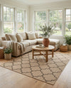 Sahara Sands Collection Area Rug -  Dahshur Rectangle Natural  lifestyle 7