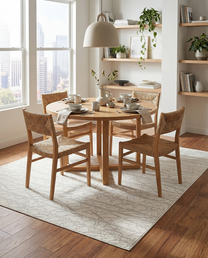 Bloomsbury Elegance Collection Area Rug -  Soho Rectangle Ivory  lifestyle 13