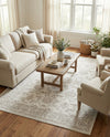 Savannah Elegance Collection Area Rug - Augusta (Ivory) Rectangle Ivory  lifestyle 10