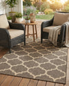 Sahara Sands Collection Area Rug -  Dahshur Rectangle Brown  lifestyle 12