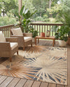 Seaside Blooms Collection Area Rug -  Avalon Rectangle Multi  lifestyle 5