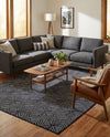 Aravalli Collection Area Rug - Udaipur Rectangle Midnight Blue  lifestyle 25