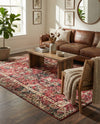 Neptune Elegance Collection Area Rug -  Galatea (Burgundy) Rectangle Burgundy  lifestyle 5