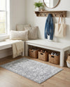 Charleston Elegance Collection Area Rug - Harborview Rectangle Gray  lifestyle 32