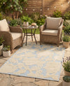 Bahama Breeze Outdoor Collection Area Rug -  Eleuthera Rectangle Gray  lifestyle 19