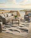 Seaside Haven Rugs Collection Area Rug -  Seabreeze Rectangle Beige  lifestyle 3