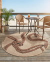 Seaside Haven Rugs Collection Area Rug -  Dunes Round Beige  lifestyle 49