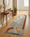 Urban Terrace Collection Area Rug -  Deck Runner Multi  lifestyle 74