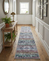 Baroque Era Collection Area Rug - Versailles (Blue Green) Runner Blue Green  lifestyle 40