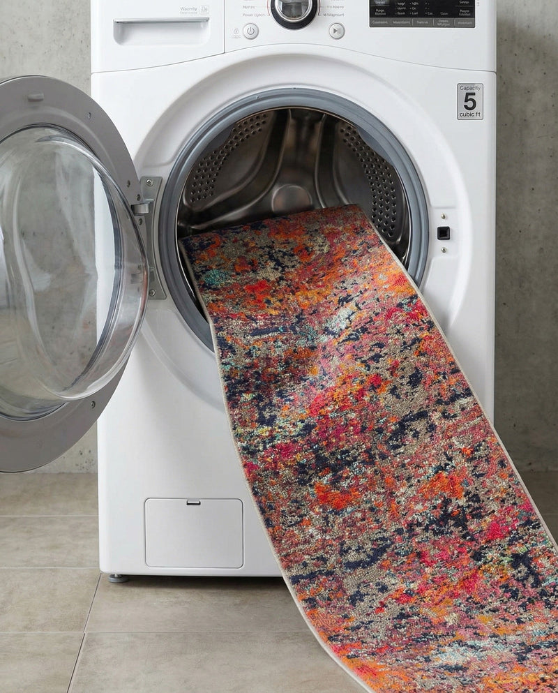 Colorburst Oasis Collection Area Rug -  Prism Runner Multi  lifestyle 54