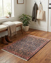 Bazaar Chic Collection Area Rug -  Tangier Rectangle Navy Blue  lifestyle 5