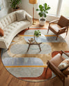 Urban Terrace Collection Area Rug -  Deck Round Multi  lifestyle 33