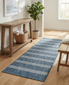 Urban Oasis Rugs Collection Area Rug -  District (Blue) Runner Blue  lifestyle 59