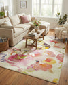 Venetian Elegance Collection Area Rug -  Marghera Rectangle Ivory  lifestyle 16