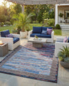 Urban Terrace Collection Area Rug -  Oasis Rectangle Multi  lifestyle 10