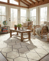 Trellis Mosaic Collection Area Rug - Arborville (Ivory) Rectangle Ivory  lifestyle 16