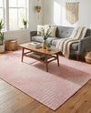 Urban Terrace Collection Area Rug -  Chelsea (Pink) Rectangle Pink  lifestyle 3