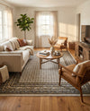 Soho Elegance Collection Area Rug -  Mercer (Beige) Rectangle Beige  lifestyle 7