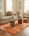 Riviera Elegance Collection Area Rug -  Monaco (Orange) Rectangle Orange  lifestyle 18