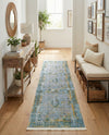 Caribbean Breeze Collection Area Rug -  Calypso Runner Gray  lifestyle 22