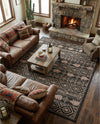 Mesa Oasis Rugs Collection Area Rug - Sundown Rectangle Black  lifestyle 4