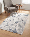 Aegean Elegance Collection Area Rug -  Crete Rectangle Gray  lifestyle 15