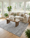 Bloomsbury Elegance Collection Area Rug -  Kensington (Gray) Rectangle Gray  lifestyle 9