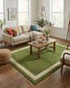 Studio Haven Collection Area Rug -  Alcove (Green) Rectangle Green  lifestyle 4