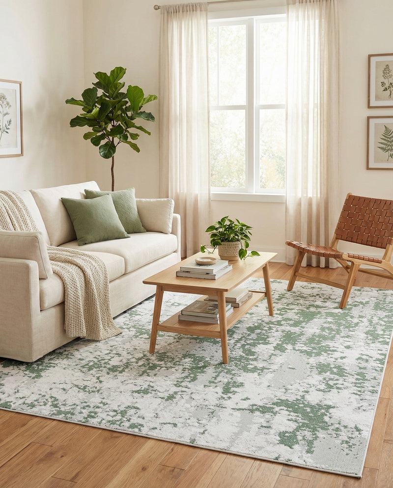 Cathedral Elegance Collection Area Rug -  Basilica Rectangle Green  lifestyle 38