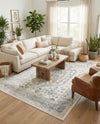 Adriana Terrace Collection Area Rug - Capri (Ivory) Rectangle Ivory  lifestyle 3
