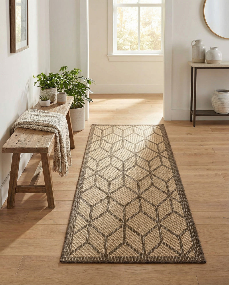 Sahara Sands Collection Area Rug -  Mut Runner Natural  lifestyle 35