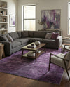 Sahara Essence Collection Area Rug - Oasis (Purple) Rectangle Purple  lifestyle 8