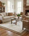 Savannah Elegance Collection Area Rug - Augusta (Ivory) Square Ivory  lifestyle 75
