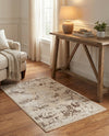 Bloomsbury Elegance Collection Area Rug - Mayfair Rectangle Beige  lifestyle 37