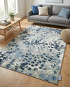 Aegean Elegance Washables Collection Area Rug -  Andros Rectangle Gray Navy Green  lifestyle 21